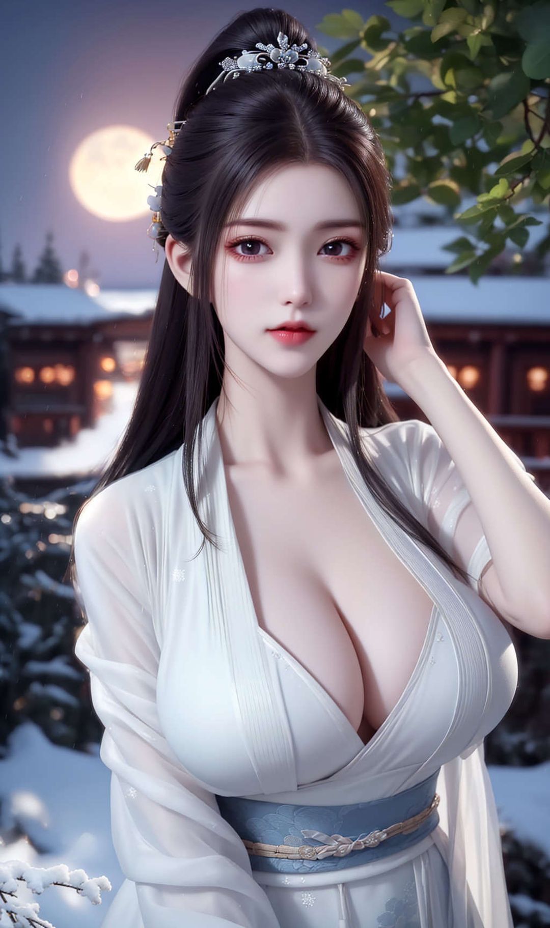 [AI繪畫]國漫女主-蘇檀兒.媚兒.聖采兒.奉眠.宋嫣.方清雪.柳菲.流風霜.白龍.荷光者.陳櫻兒.韓月.須靈犀v3第07話