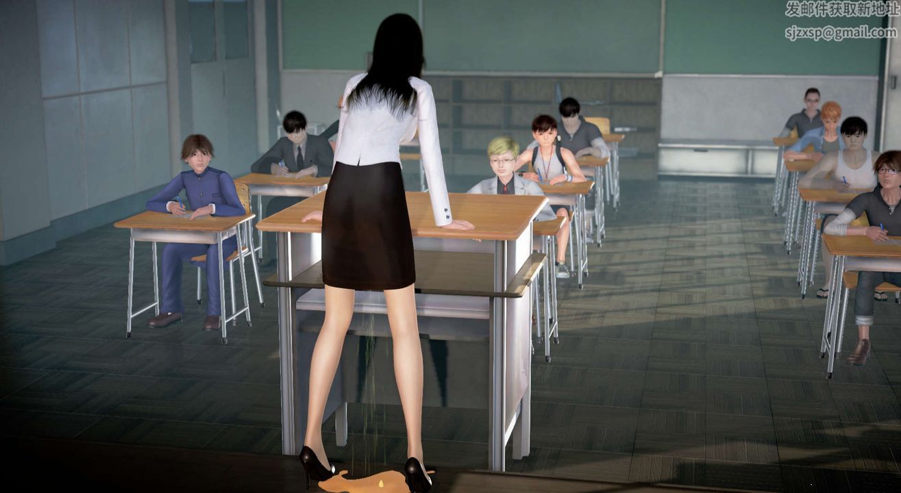 [3D]絲襪女教師蘭若01-27短篇X3未編輯片段第02話
