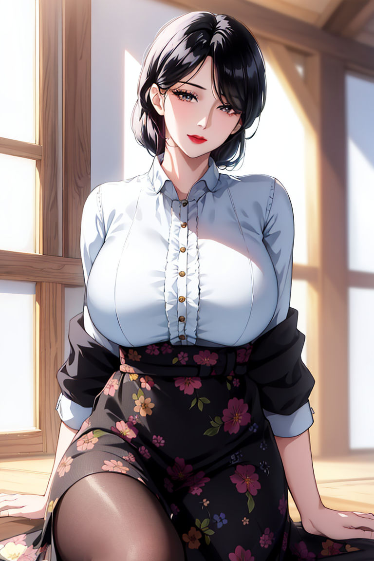 [AI繪畫]美人母親整合肉嫁高柳傢第01話
