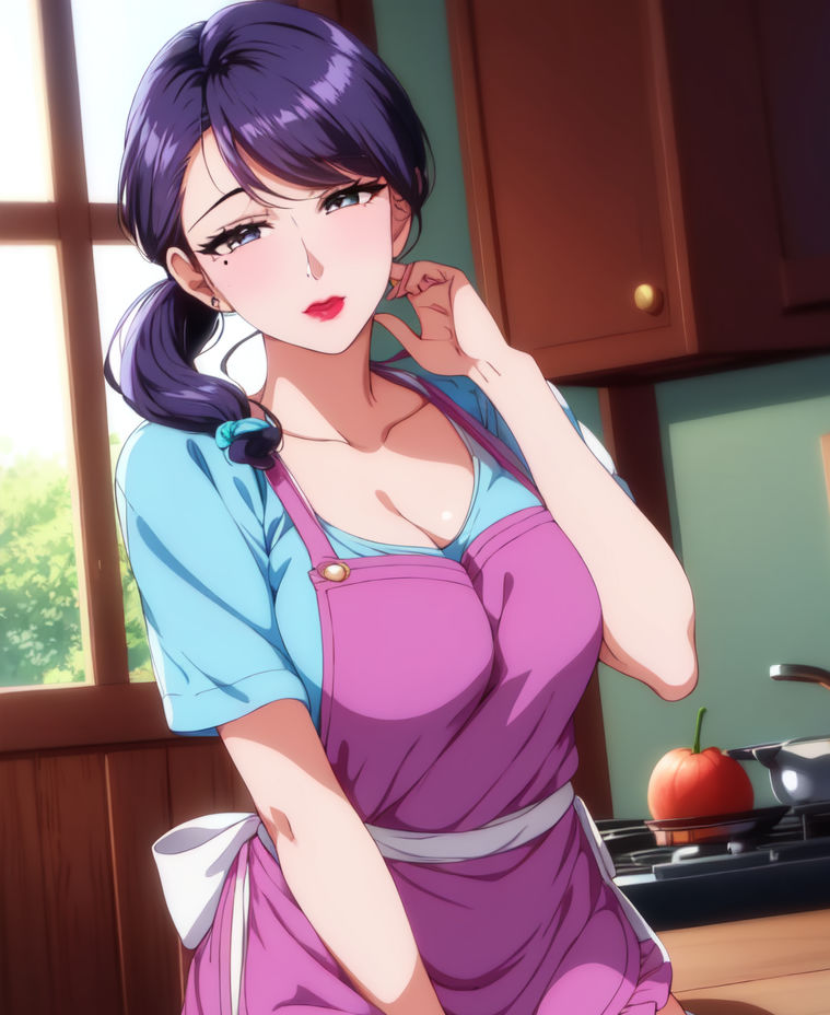 [AI繪畫]美人母親整合肉嫁高柳傢第01話