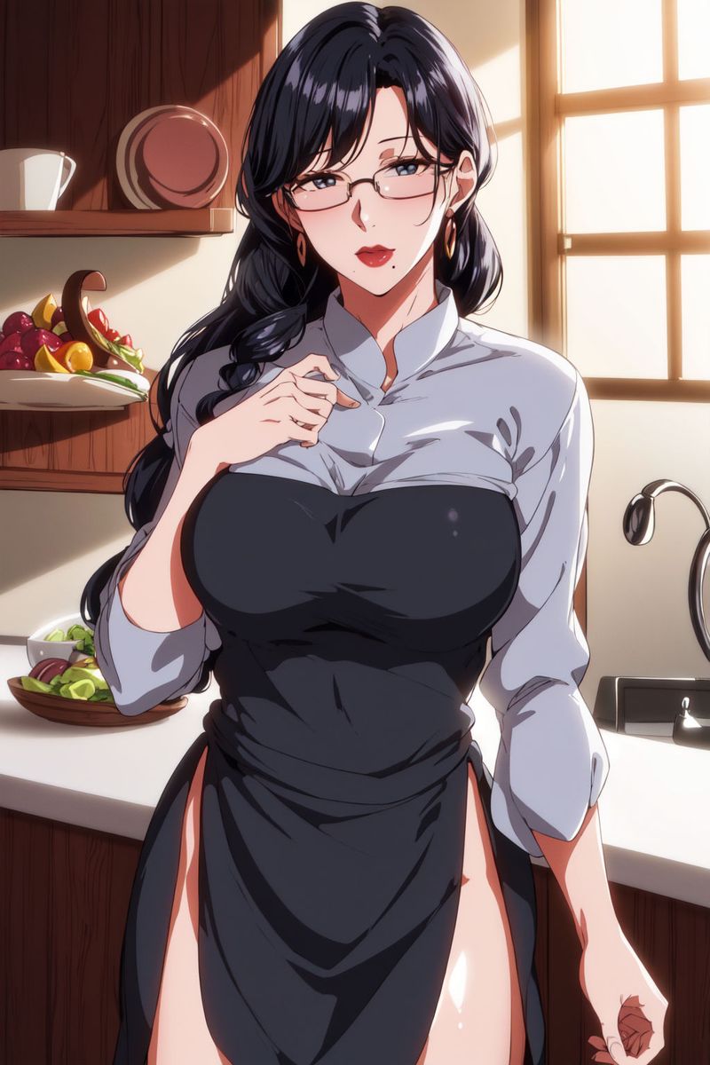 [AI繪畫]美人母親整合肉嫁高柳傢第01話
