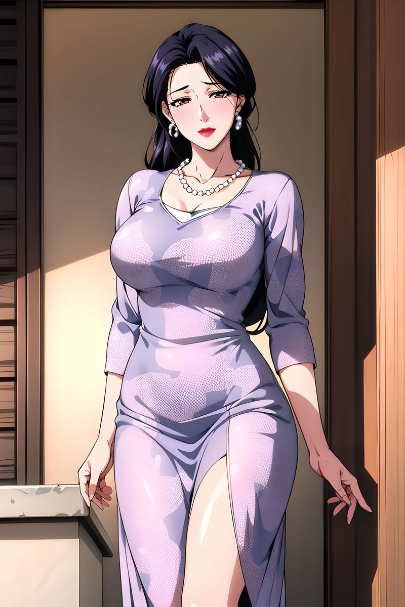 [AI繪畫]美人母親整合肉嫁高柳傢第03話