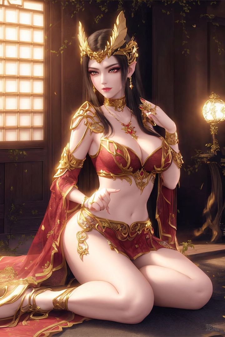《[AI绘画]国漫女主-阿七.蔷薇.高瑶.小舞.云曦.应天王后.美杜莎》第08话
