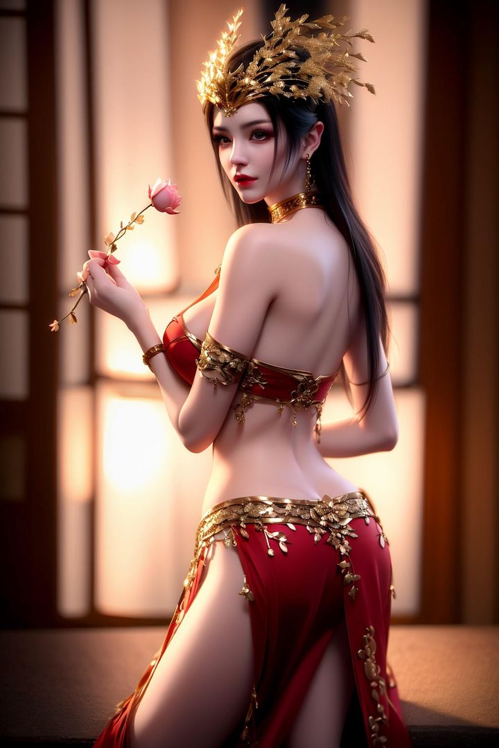 《[AI绘画]国漫女主-阿七.蔷薇.高瑶.小舞.云曦.应天王后.美杜莎》第09话
