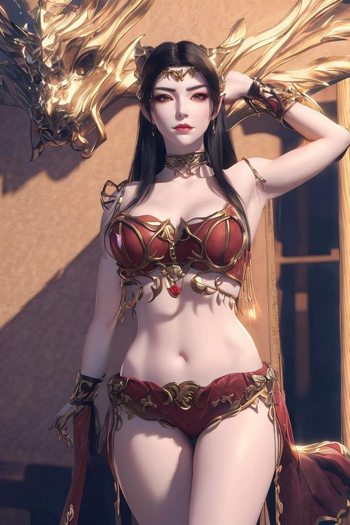[AI繪畫]國漫女主-阿七.薔薇.高瑤.小舞.雲曦.應天王後.美杜莎第11話