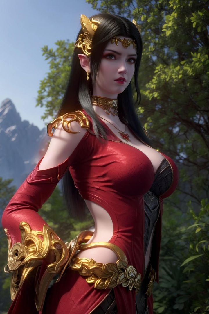 [AI繪畫]國漫女主-阿七.薔薇.高瑤.小舞.雲曦.應天王後.美杜莎第13話-最終話